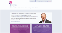 Desktop Screenshot of colposcopycourses.com